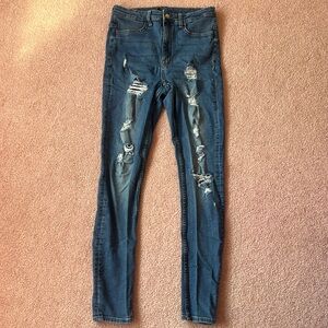 Divided by H&M Ripped Skinny Jeans Size 8